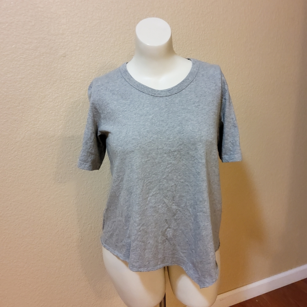 Wilt Asymmetrical Asymmetrical Tee Top Size L Grey New